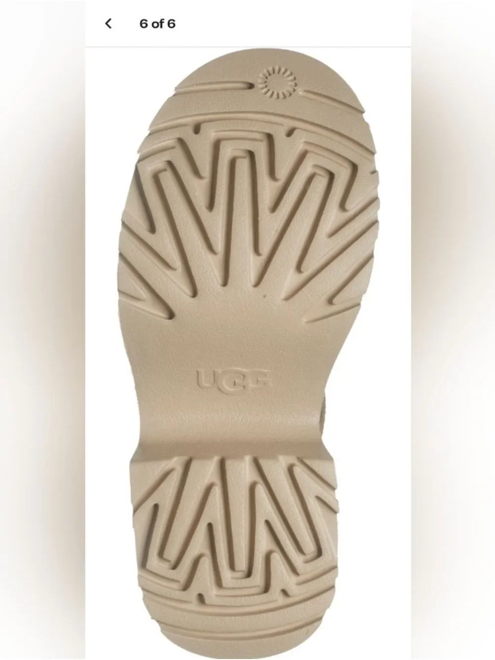 UGG Classic ultra Mini New Heights Boots In Beige MDSD NIB SZ9